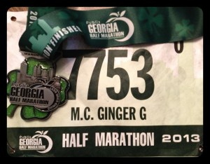 Publix Half Bib and Medal