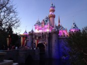 Tinkerbell - Disneyland Castle - Jan 2014