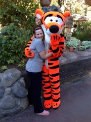 Tinkerbell - Me and Tigger Disneyland - Jan 2014